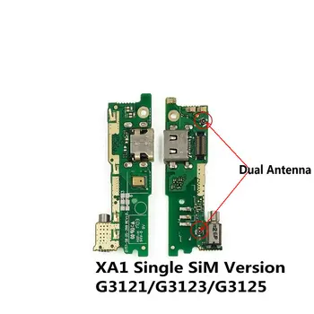Naujas USB Mokestis Valdyba & Mikrofonas Repalcement Sony Xperia XA1 / XA1 Ultra Apmokestinimo Uosto Doką Moduel