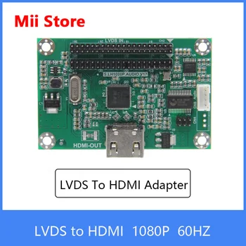 LVDS Į HDMI Adapteris, Suderinamas Valdybos Keitiklis, Suderinamas su 1080P 720P Rezoliucija Paramos Aviečių Pi