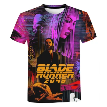 Filmą Blade Runner Marškinėliai Vyrams/moterims Retro mokslinės Fantastikos Klasikiniai Marškinėliai Negabaritinių Berniukų ir Mergaičių Vasaros trumpomis Rankovėmis T-shirt