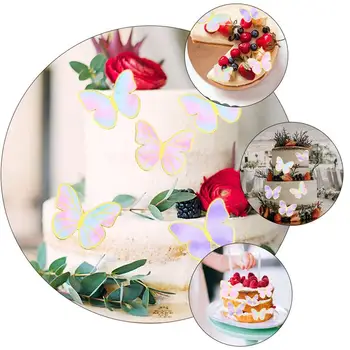 6 Rinkiniai Gimtadienio Cupcake Rėžtuvės Drugelio Dizaino Tortas Dekoro Šalies Prekių