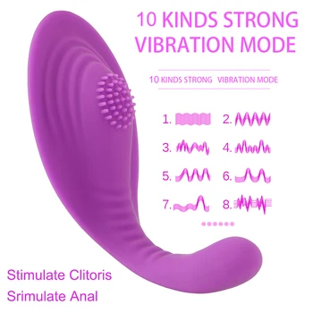 IKOKY 10 Spartos Belaidžio Nuotolinio Valdymo Nešiojami Panty Vibratorius Nematomas Vibratings Klitorio Stimuliatorius Sekso Žaislai Moterims