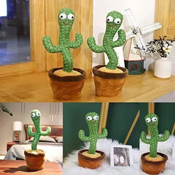 Šokių kalbėti Kaktusas žaislas kaktusas žaislai kalbėti Pliušinis Įdaryti Lėlės cacto falante kaktusas que baila cacto dancante kaktusas bailarin