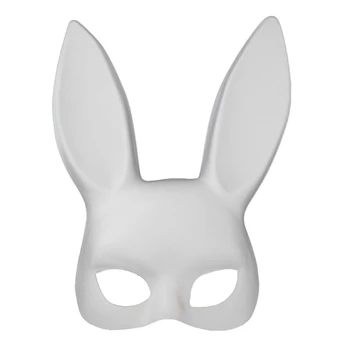Balta Juoda Moteris, Mergina Sexy Bunny Rabbit Ausis Kaukė Helovinas Šalis Cosplay