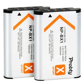 NP-BX1 NP BX1 Bx1 1800mAh baterija + LED USB Įkroviklį, su C Tipo Sony DSC-RX100 WX500 HX300 WX300 AS30V AS300 M3 M2 HX60