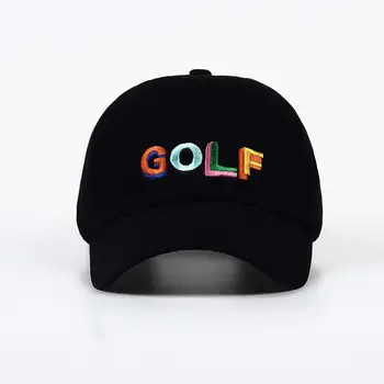 2019 nauji Aukštos kokybės GOLFO siuvinėjimo Skrybėlę Taktinis Tėvas Skrybėlės Vyrai moterys mados hip-hop tėtis bžūp korėjos beisbolo kepurės