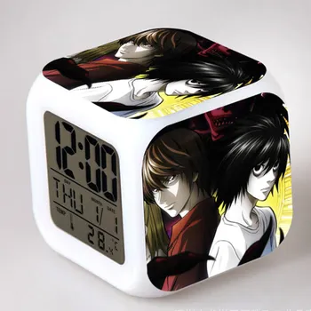 DEATH NOTE Anime Laikrodis-Žadintuvas su LED skaitmeninis laikrodis, Žadintuvas, Vaikams, Žaislai, elektroniniai pabusti šviesos stalo reveil wekker