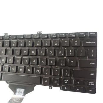 Naujas JAV nešiojamojo kompiuterio klaviatūra DELL Latitude 5400 5401 US klaviatūra NĖRA Nukreipta klijuoti be rėmelio NR. apšvietimas