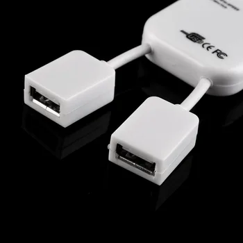 2020 Naujausias Humanoidų 4 Port Hub Didelės Spartos USB 2.0 Splitter Kabelis Adapteris Nešiojamas KOMPIUTERIS lašas Laivybos