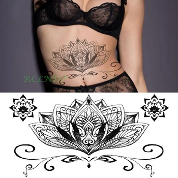 Atsparus vandeniui Laikina Tatuiruotė Lipdukas Trys rožės, seksualus, žavus ant nugaros, tatto krūties flash tatuiruotė netikrą tatuiruotės moterys