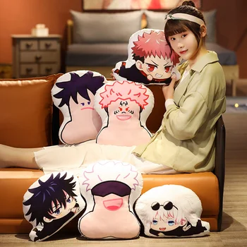 1pc 30/35cm Įdaryti Animacinių filmų Anime Yuji Itadori Paslaptingas Megumi Gojo Satori Plushie Pagalvę Kūrybinės Komiksų Lėlės Vaikams Baby