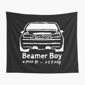 Lil Peep Beamer Berniukas Automobilių Sfw Afganistano Mados Kambarį Dekoro Modelis Įvairiaspalvis Gobelenas Mandala Spausdinti Gobelenas Indijos Sienos Miegamajame Kiliminė Danga