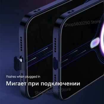 Cyber Grūdintas Stiklas Skambinkite Šviesos Atveju IPhone 12 Pro Max, LED Blykstė Apima, 