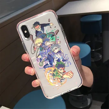 Japonijos Anime Killua Hisoka Atveju Iphone 11 12 Pro 6 7 8 Plus X XR XS Max Telefono Atvejais HUNTERXHUNTER Minkštos TPU Padengti Coque