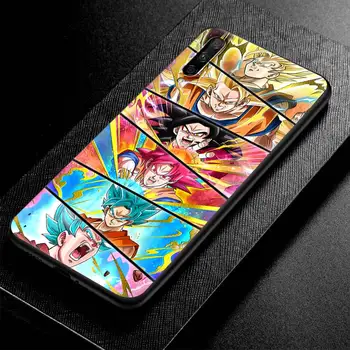 Son Gokas Anime Silikono Black Telefoną Atveju Garbę 20 Lite 9X Pro 8X Žaisti 9A 8S 9S 30i 10 Bamperis Fundas Atvejais Būsto Krepšys