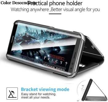 Luxury Smart veidrodis, Flip case for Xiaomi Redmi 8A 8 Padengti Xiomi Redmi Pastaba 8 Pro Redmi8 Fundas Už Redmi8A Coque