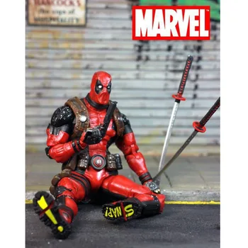 20cm Keršytojas Deadpool PVC Veiksmų Skaičiai Stebuklas Miręs Baseinas Ultimate 