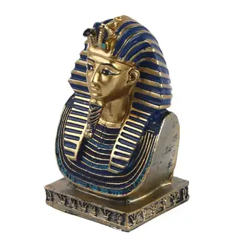 Derva Statulėlės Amatų Puošmena Išskirtinį Egipto Faraono Krūtinė Psichologinės Smėlio Stalas Papuoštas Rankdarbių Ir Papuošalų