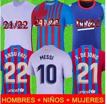 Naujas Messi 2021 2022 Barcelonaes toli Men+ Vaikai Suarez Nuoskauda O. Dembele ANSU Griezmann Messi DE Jong Vyrų naujas, Aukščiausios Kokybės
