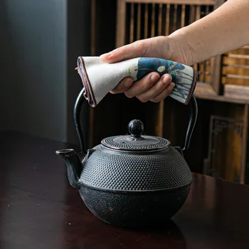 Arbatos rankšluostį sutirštės stiprios vandens absorbcijos Zen high-end arbatos rinkinys, priedai arbatos stalo rankšluostį Japonų arbatos ceremonija 27.5*15cm