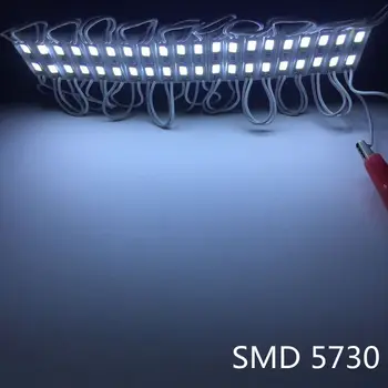 1000pcs/daug LED modulis kanalo laiškas ar reklama led ženklas 2 LED SMD 5730 2835 vandeniui IP65 12V