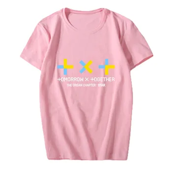 K-pop TXT Pirmąjį Mini Albumą Svajonė Skyrius: STAR Parama T-shirt Kpop Rytoj X Kartu Marškinėlius vatos Pagaliukai Gerbėjai Kolekcija