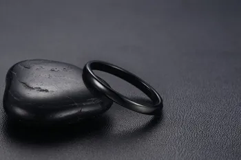 Asmeninį paprastas žiedas atidaryti žiedas valdinga titano plieno vyriški papuošalai