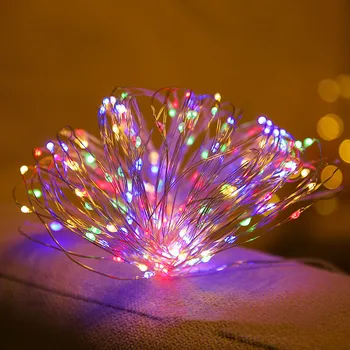Vainikas 30m 50m100m LED String Šviesos gatvėje pasakų Šviesos Vandeniui Lauko Kalėdų Pasakų Žibintai Atostogų Vestuvių Dekoravimas