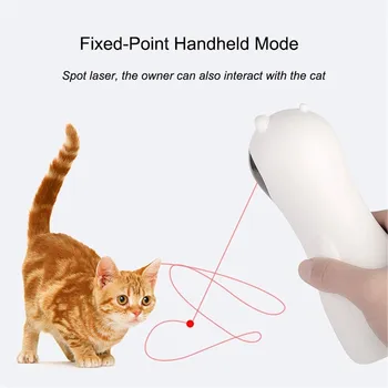 Automatinis Katė LED Lazeris Žaislai Interaktyvios Smart Dantį Pet Juokinga Katė Žaislas Multi-Kampas Katė Mankštos Pratimą Žaislas Katėms
