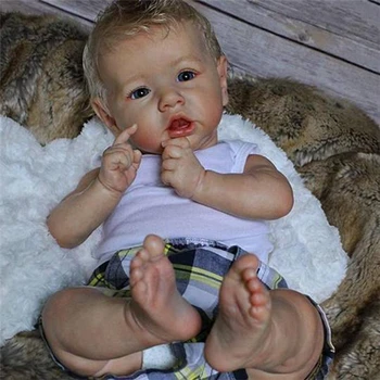 Tikroviška Reborn Baby Doll Žaislas VISĄ vinilo audinio organas, Princess Gimtadienio Dovana Vaikas, Vaiko partnerių gražus Mielas kūdikis