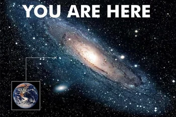 Jūs Esate Čia Galaxy Retro Saulės Sistemos Plakatas Alavo Metalo Ženklas