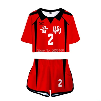 Nekoma Vidurinės Mokyklos Kenma Kozume Kuroo Tetsuro Cosplay Kostiumų Haikiyu Volley Ball Komanda Jersey Vienodą Sportinę Aprangą