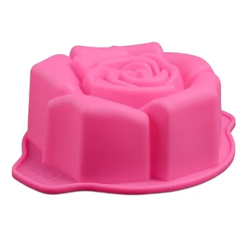 Nauja Stiliaus Rožių Žiedų Formos Silikono Tortas Pelėsių Torto Kepimo Įrankis šokolado gumpaste pelėsių gumos pelėsių