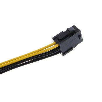 PCI Express PCI-E 6-Pin Female To 8-Pin Male Video Card Power Adapter Cable 18cm T5UA