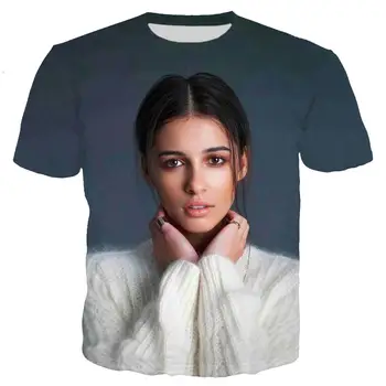 Naujas Cool Marškinėliai Vyrams/moterims, Naomi Scott 3D Spausdinti marškinėliai trumpomis Rankovėmis Harajuku Stiliaus Marškinėlius Streetwear Viršūnės