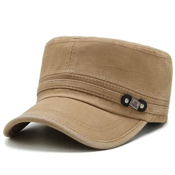 2020 naujas medvilnės kaubojus vyrų kepurę lauko flat top karinės skrybėlę nuo saulės pavėsyje, saulės, skrybėlę armijos Moterų bžūp vyrų beretės