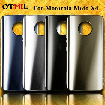 OTMIL Atgal Būsto Motorola Moto X4 Baterijos, Galinio Dangtelio, Baterijos Galiniai Atveju Būsto su Šoniniais Klavišus Galinio Dangtelio Moto X4 X4
