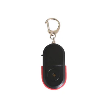 Belaidžio švilpukas key finder garso kontroliuojamose raktų žiedas šviesos kūrybos dovana LED šviesos akinimo paieškos anti-loss prietaisas, automobilių mylėtojas