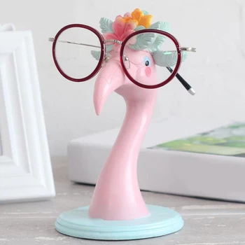 Universalus Flamingo Eyeglasse Akinių Dervos Turėtojas Stendas Vaikams Draugais,Baudos Kūrinys