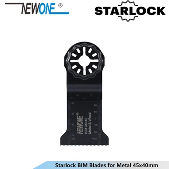 NEWONE BIM 45X40MM Starlock Pjūklų tinka Galia Vibraciniai Įrankiai Medienai Plastiko, Metalo Pjovimo Pašalinti Kilimų Nagai daugiau