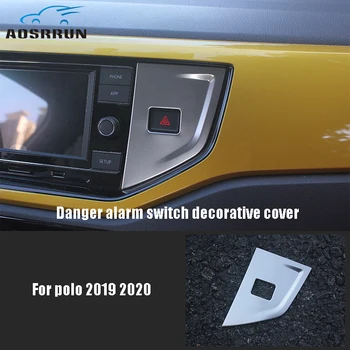 Volkswagen VW polo 2019 2020 Automobilių Reikmenys Pavojaus signalo jungiklis dekoratyvinis dangtelis