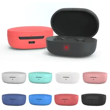 Silikoninis Apsauginis Ausinių Atveju Redmi Airdots Ausinės Boxs Už Xiaomi Redmi Airdots Ausinių Padengti Ausinių Priedai