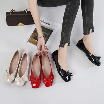 Choussure femme butai, batai Classic Seklių Aikštėje Kojų Butai Atsitiktinis dažų Sluoksnį Batai plokšti batai moterims, zapatos de mujer