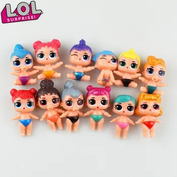 12pcs Originali LOL staigmena lėlės Originalus lols lėlės staigmena veiksmų žaislai, lėlės mergaitės 
