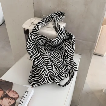 Vienos Peties Pažasties Leopardas Spausdinti Moterų 2021 Mados Zebra Modelio Rankinės, Didelės Talpos Westernized Tote Bag