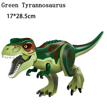 Didelis kilnojamojo blokai Dinozauro Tyrannosaurus Rex Stegosaurus Pterosaur Triceratopsas atidaryti vaikų praktinės išminties dovana