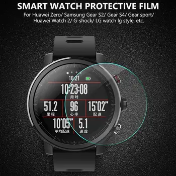 2vnt Universalus Grūdintas Stiklas Raundas 34-43mm Dial Watch Ekrano Apsauginės Plėvelės Smart Priedai