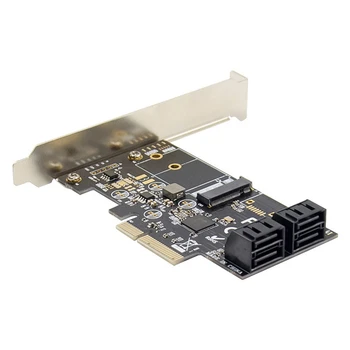 PCIE SATA3.0 & M. 2 Mygtukas B Aukšto Greičio Išplėtimo Kortelės JMB585 Chip Konversijos Kortelės