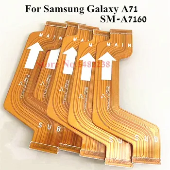 Originalus Plokštė Ryšio Flex Kabelis Samsung Galaxy A71 A7160 USB prievado mainboard Duomenų teikimo juostelės jungtis linija