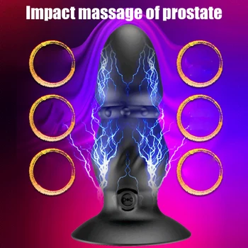 Belaidžio prostatos masažas vibratorius vyrams, moterims g spot massager analinis butt plug minkštas analinis juokinga, sekso parduotuvė pora suaugusiųjų žaislas