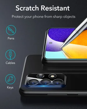 ESR Bundle Samsung Galaxy A52 3PCS Stiklo Ekranas Protecter Fotoaparato Objektyvą Filmas Visiškai Padengti Apsaugine Plėvele Stiklo Samsung A52